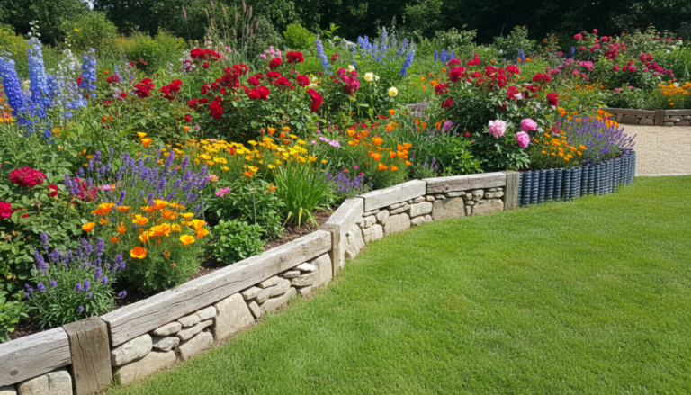 Bordures de massifs : idées propres et durables pour un jardin soigné