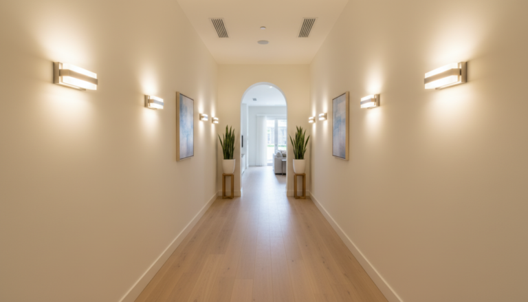 Comment bien positionner les appliques dans un couloir pour optimiser la lumière