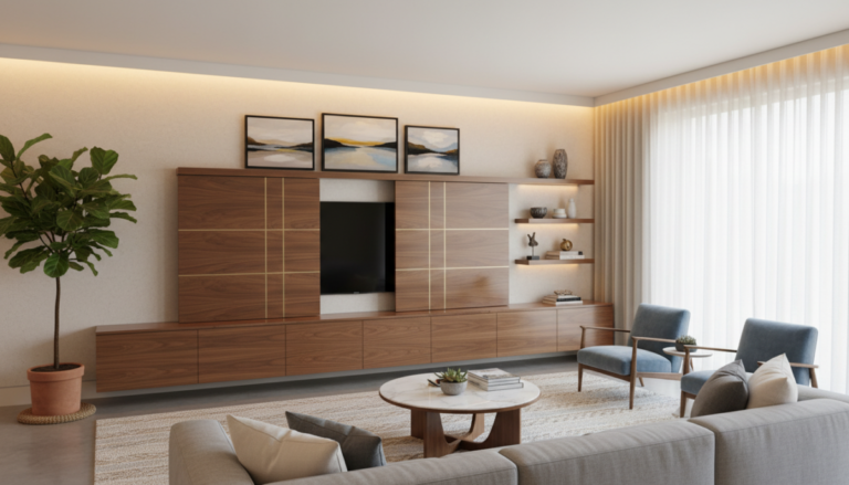 Comment cacher une tv dans votre décoration intérieure sans compromettre le style