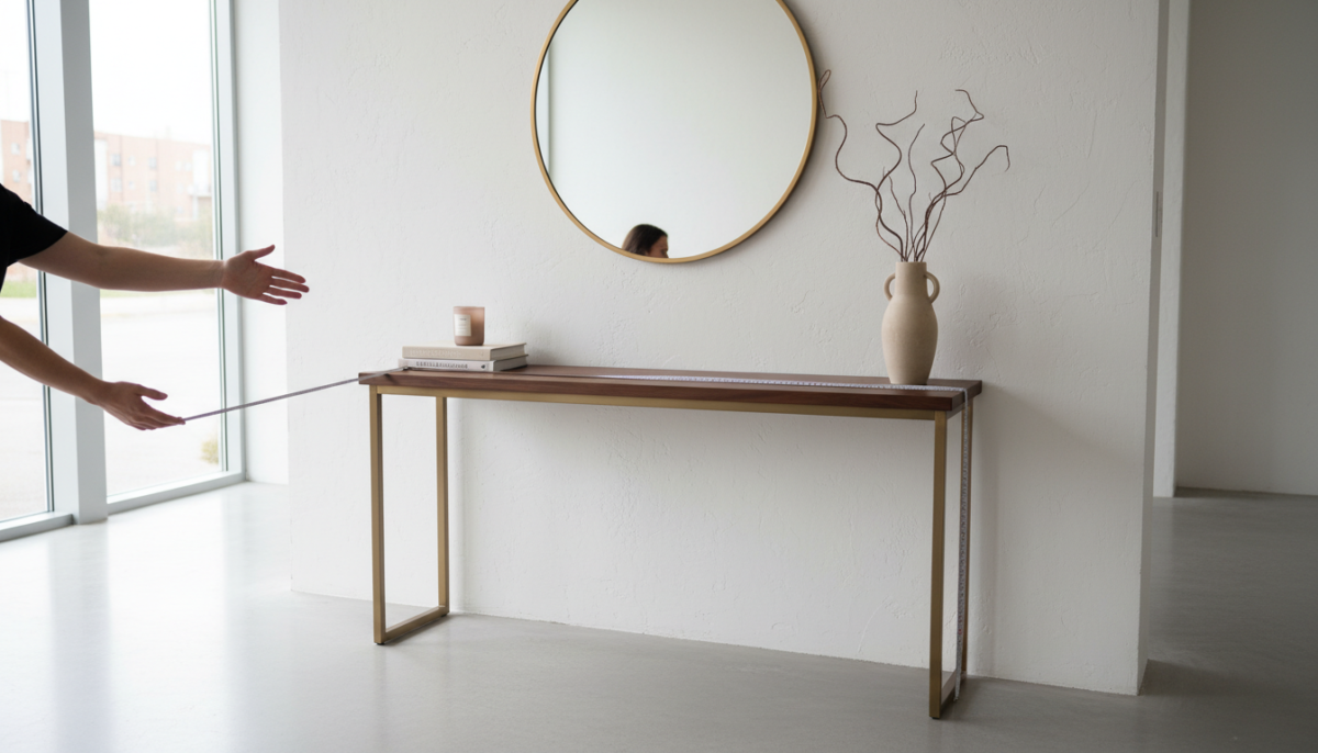 découvrez comment choisir la profondeur idéale pour votre console d'entrée afin d'optimiser espace et fonctionnalité dans votre intérieur.