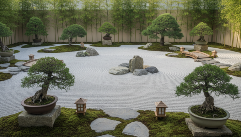 Créer une zone zen avec gravier et plantes pour un jardin apaisant