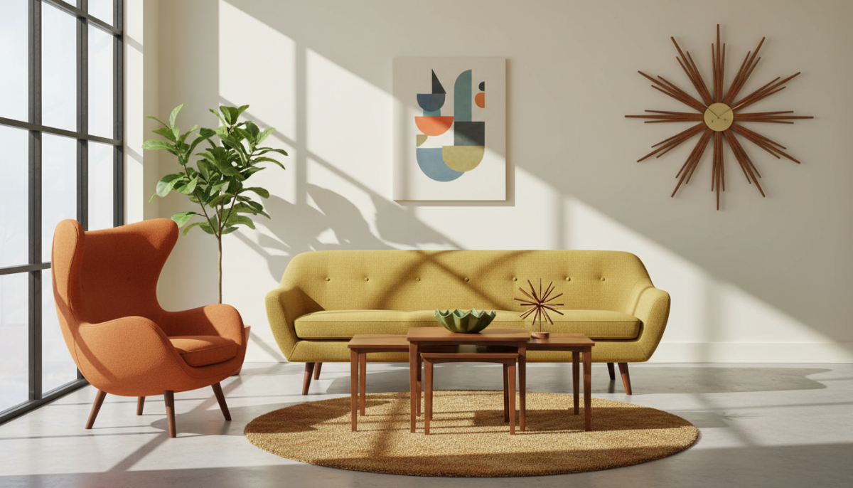 découvrez les formes et couleurs essentielles du style mid-century pour créer un intérieur vintage réussi et tendance.