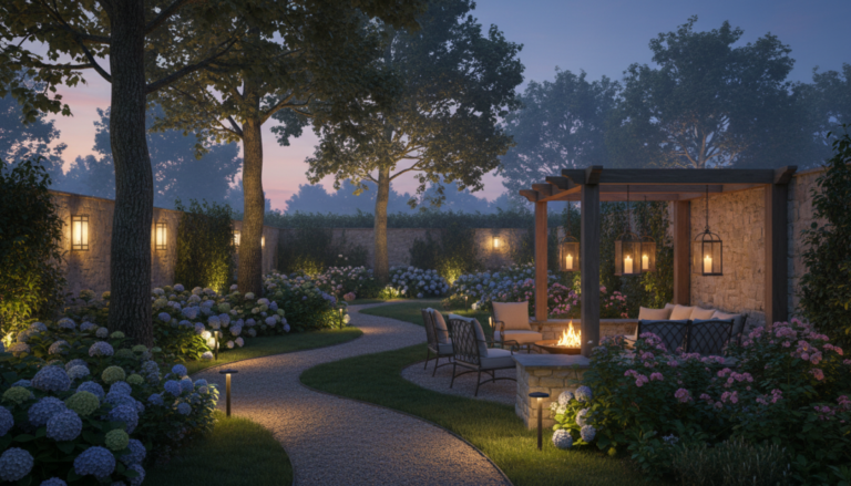 Éclairage extérieur : comment bien positionner les points lumineux pour un jardin harmonieux