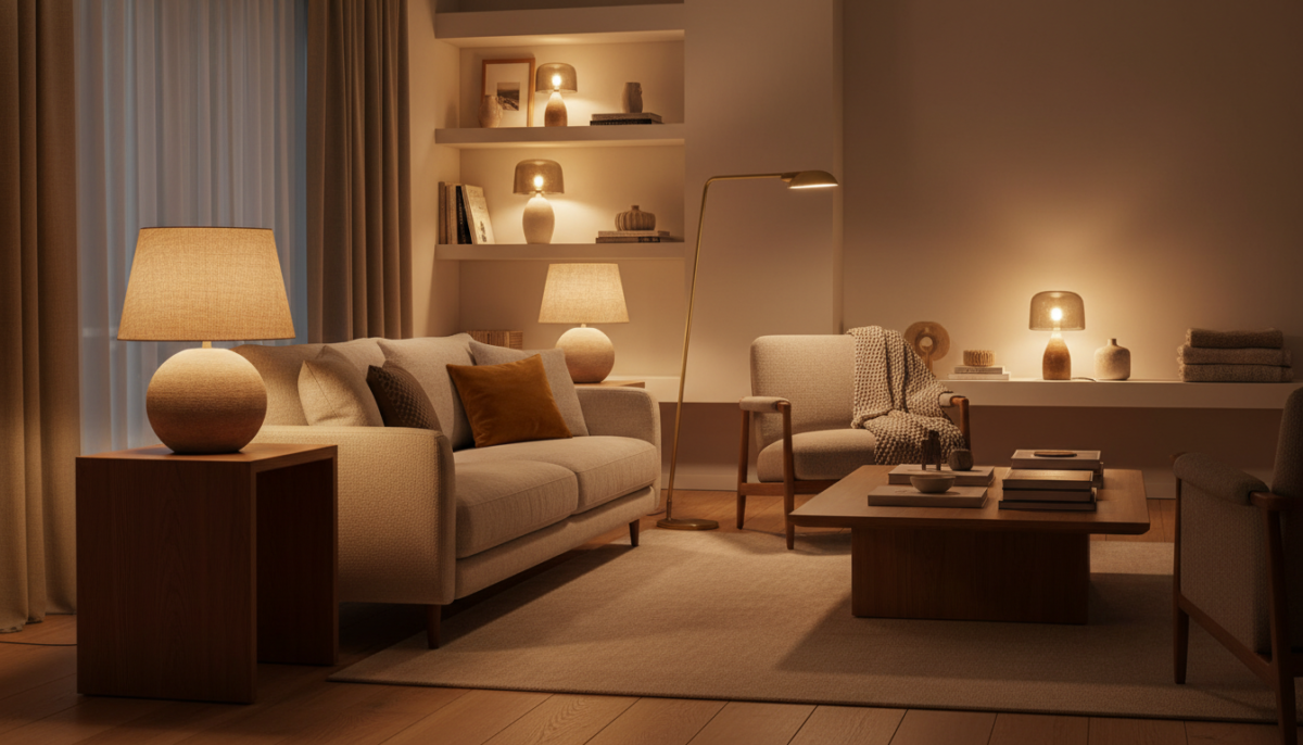 découvrez où placer vos lampes d’appoint pour créer une ambiance chaleureuse et cosy dans chaque pièce de votre maison.