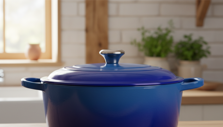 Le Four Rond Profond Signature de Le Creuset revient dans une nouvelle teinte splendide avec une réduction de 170 $