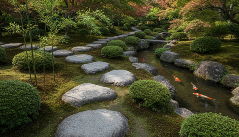 Pas japonais : comment réussir une implantation harmonieuse dans votre jardin