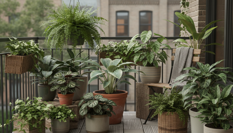 Plantes pour balcon à l’ombre : quelles espèces choisies pour un bel effet
