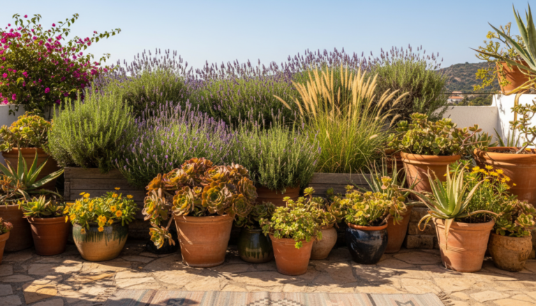 Plantes pour terrasse plein soleil : ce qu’il faut pour des espèces increvables