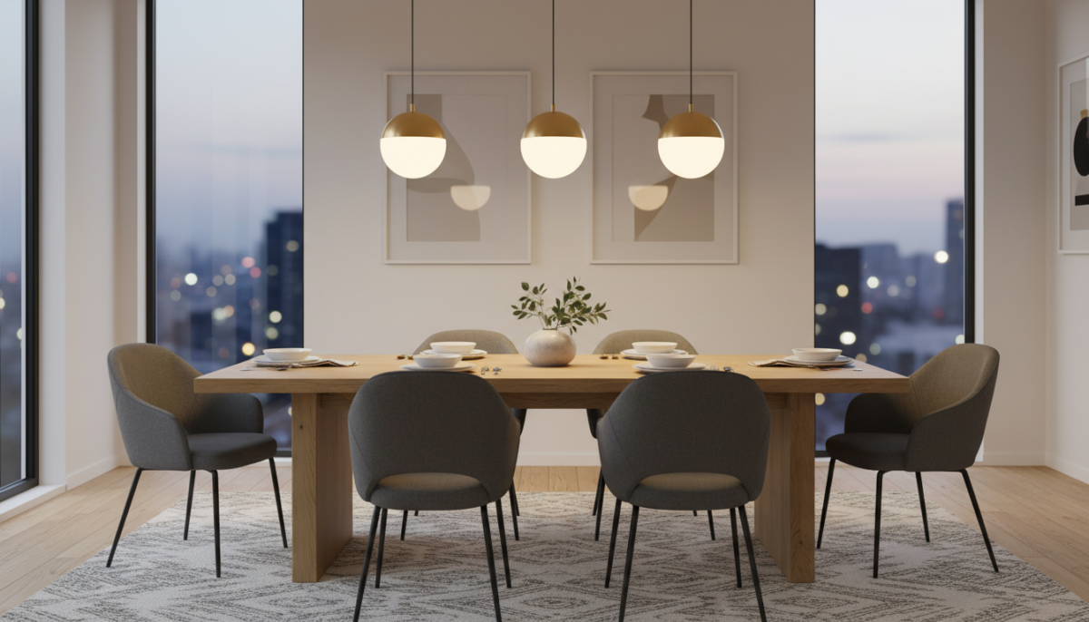 découvrez comment choisir la hauteur idéale des suspensions pour éclairer parfaitement votre table et créer une ambiance chaleureuse et fonctionnelle.