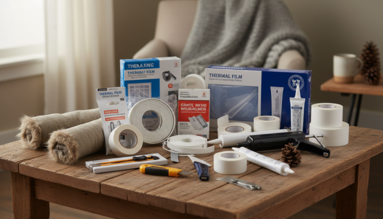 Fournitures économiques pour des améliorations hivernales faciles à la maison