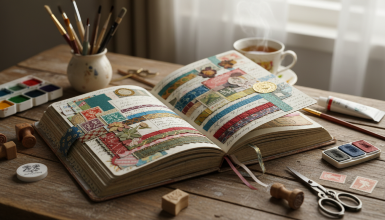 Méthodes Faciles pour Commencer un Junk Journal et Stimuler Votre Créativité